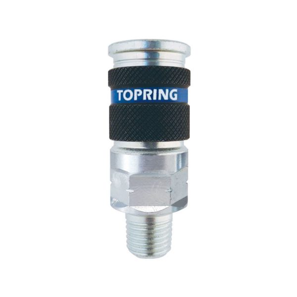 20.616.10 - Raccord rapide 1/4 industriel en acier 1/4 (M) NPT (multiple de 10)