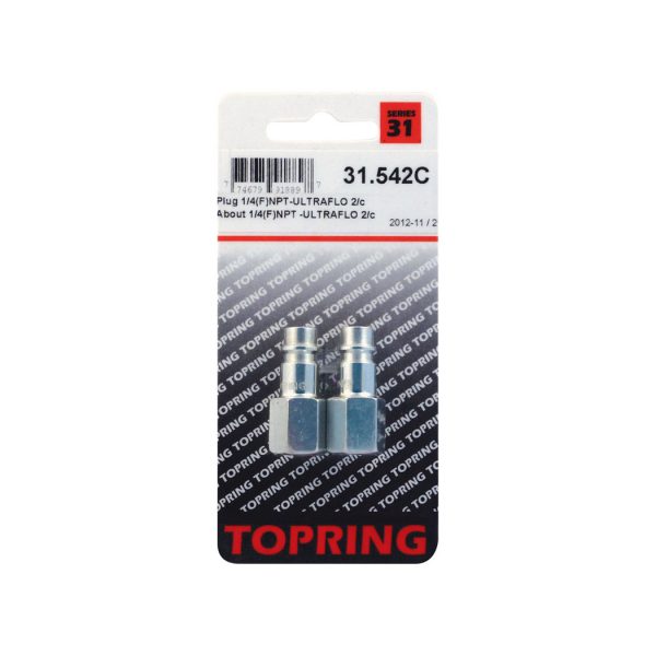 31.542C - Embout 7.8 mm Ultraflo en acier 1/4 (F) NPT