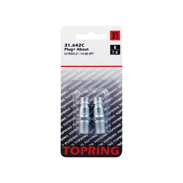 31.642C - Embout 7.8 mm Ultraflo en acier 1/4 (M) NPT