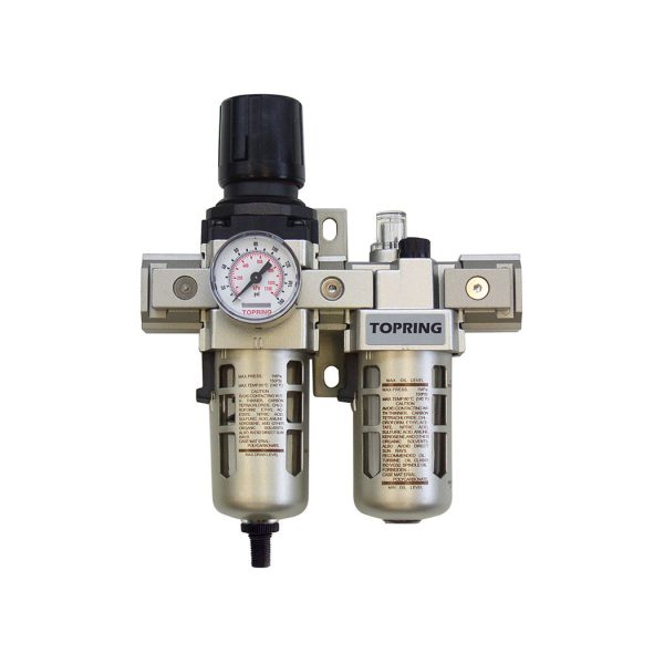51.326 - Filtre régulateur 5 microns 5 à 125 PSI et lubrificateur 3/8 (F) NPT S51