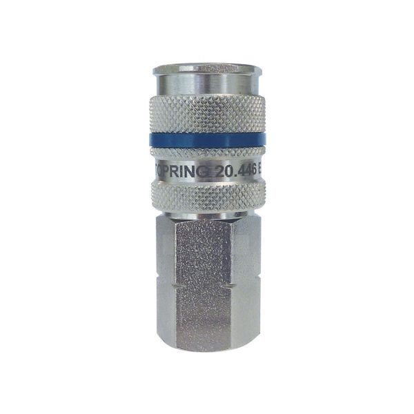 20.446 - Raccord rapide 1/4 industriel en acier 1/4 (F) NPT