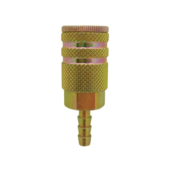 20.562 - Raccord rapide 1/4 industriel en acier avec barbillon pour tuyau 3/8 (multiple de 10)