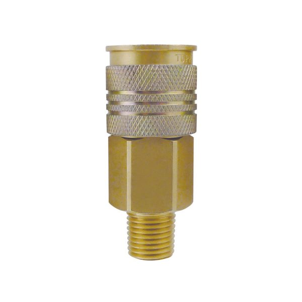 20.640 - Raccord rapide 1/4 po 3 en 1 en laiton 1/4 (M) NPT (multiple de 10)