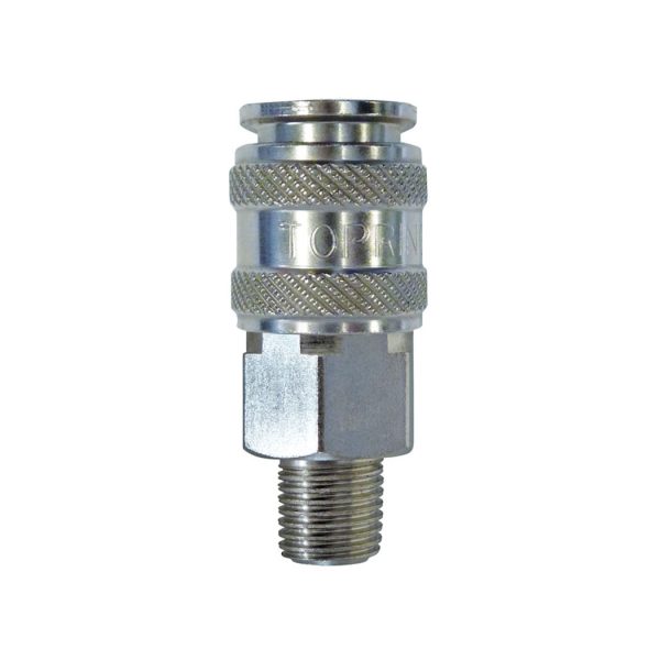 20.641 - Raccord rapide 1/4 universel en acier 1/4 (M) NPT (multiple de 10)