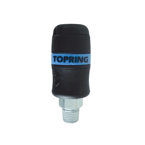 20.649 - Raccord rapide 1/4 industriel en composite 1/4 (M) NPT