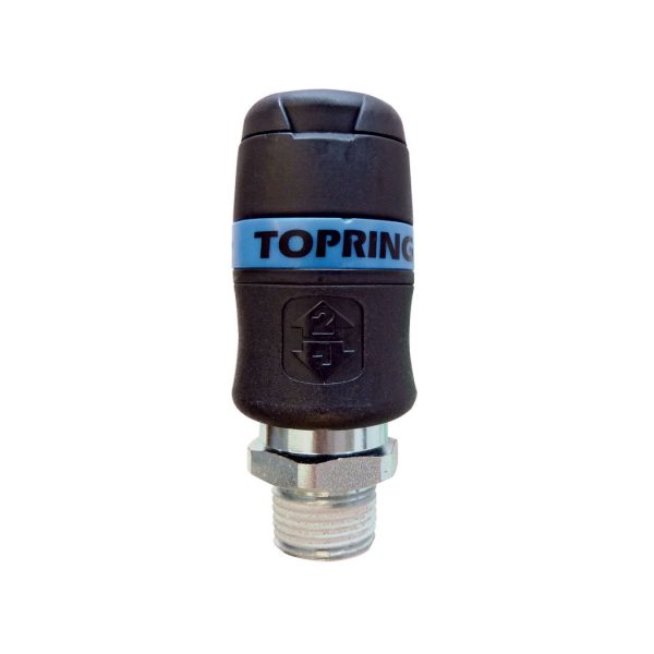 20.669 - Raccord rapide 1/4 industriel en composite 3/8 (M) NPT