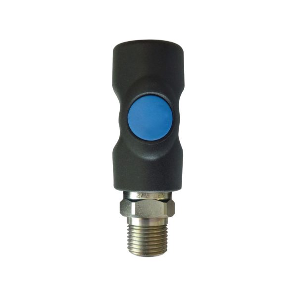 20.675 - Raccord rapide 1/4 industriel en composite 1/2 (M) NPT