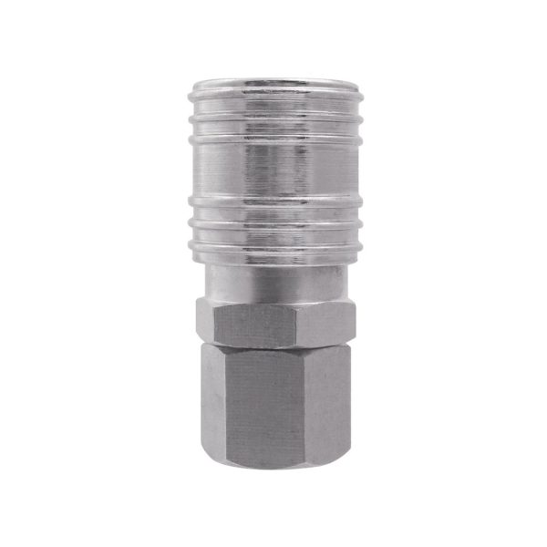 20.846 - Raccord rapide 1/4 industriel en acier inoxydable 1/4 (F) NPT