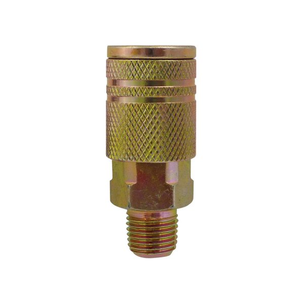 20.942 - Raccord rapide 1/4 industriel en acier 1/4 (M) NPT (multiple de 10)