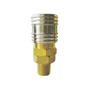 20.944 - Raccord rapide 1/4 industriel en laiton 1/4 (M) NPT (multiple de 10)