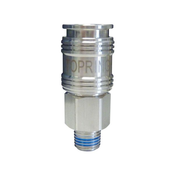 20.946 - Raccord rapide 1/4 industriel en acier inoxydable 1/4 (M) NPT