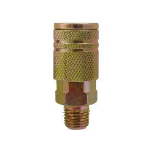 20.962 - 1/4 Industrial Steel Quick Coupler 3/8 (M) NPT (Multiple of 10)