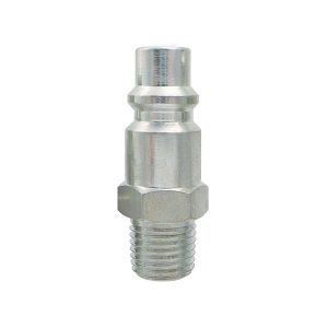 21.262 - 3/8 Industrial Steel Coupler Plug 3/8 (M) NPT (Multiple of 10)