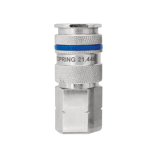 21.446 - Raccord rapide 3/8 industriel en laiton 1/4 (F) NPT