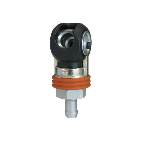 21.567 - Raccord rapide 3/8 industriel en acier avec barbillon pour tuyau 3/8