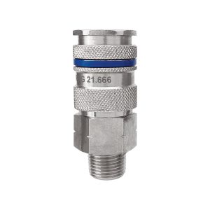 21.666 - Raccord rapide 3/8 industriel en laiton 3/8 (M) NPT