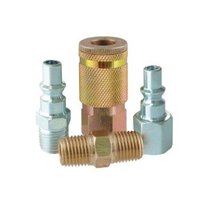 23.704C - Ensemble 1/4 Aro 210 avec union, raccord rapide en acier 1/4 (F) NPT et 2 embouts
