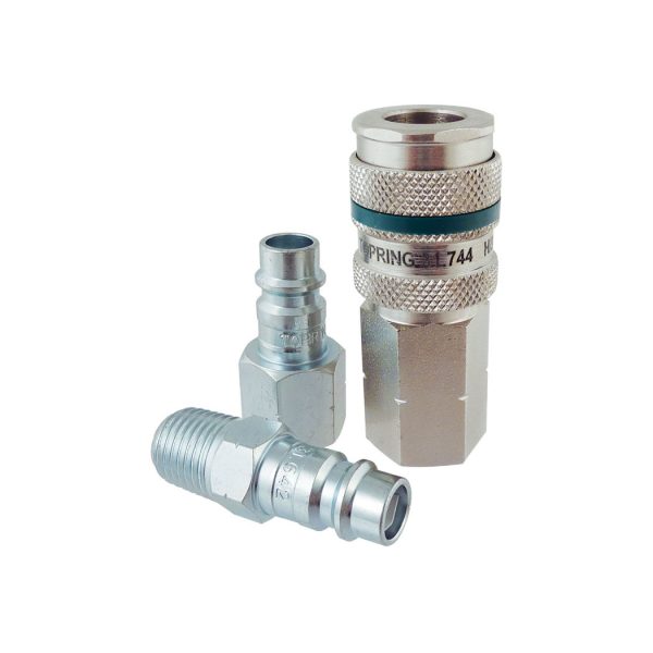 31.704C - Ensemble 7.8 mm Ultraflo avec raccord rapide en acier 1/4 (F) NPT et 2 embouts