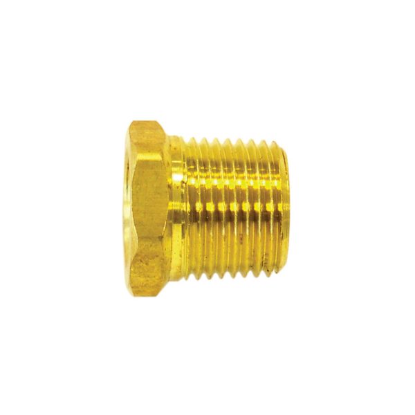 41.172 - Brass Adapter 3/8 (M) to 1/8 (F) NPT (Multiple of 10)