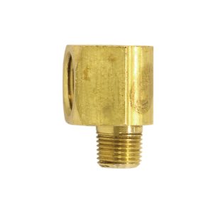 41.235 - Brass 90° Elbow Adapter 1/4 (F) to 1/4 (M) NPT (Multiple of 10)