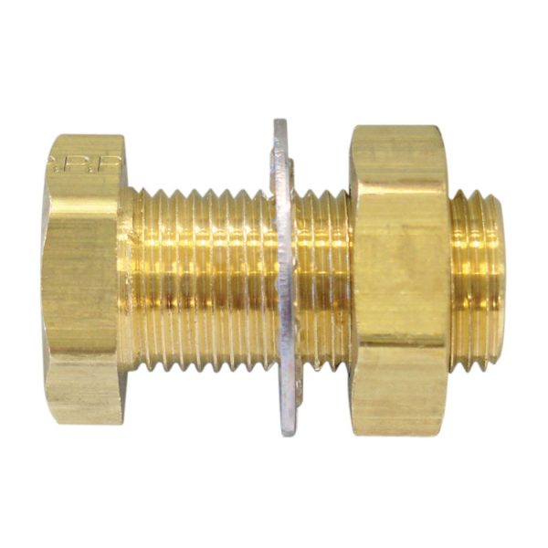 41.468 - Brass Anchor Fitting 1/2 (F) NPT to 1-1/8-14 (M) (Multiple of 2)