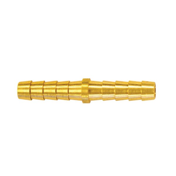 41.510 - 1/4 Brass Hose Barb Union (Multiple of 10)
