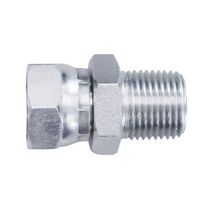 41.772 - Steel Swivel Adapter 1/4 (F) to 1/4 (M) NPT (Multiple of 10)