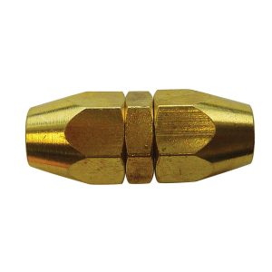 41.835 - Brass Reusable Union 1/4 I.D. 3/8 O.D. (Multiple of 5)