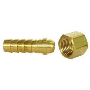41.844 - Brass Hose Barb Adapter 1/4 to 1/4 (F) NPS (Multiple of 5)
