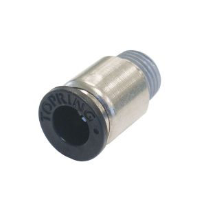 46.041 - 4 mm Push-to-Connect to 1/8 (M) BSPT Adapter With Hexagonal Hole (Multiple of 10)