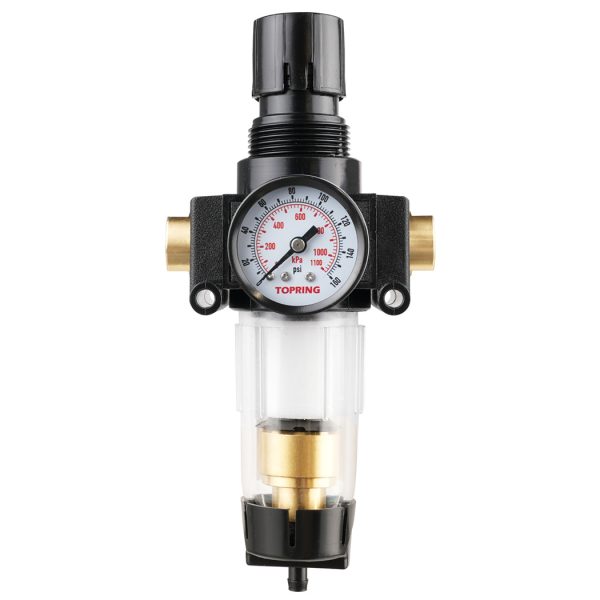 50.221A - Filtre régulateur 5 microns 15 à 125 PSI 1/4 (F) NPT S50