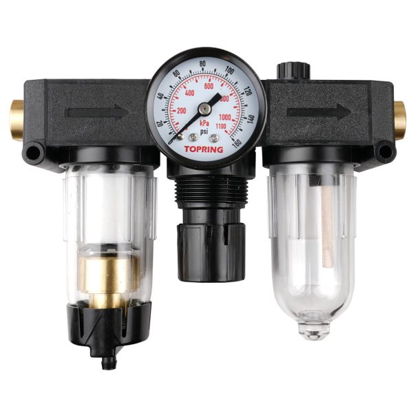 50.521A - Unité combinée FRL 5 microns 15 à 125 PSI 1/4 (F) NPT S50