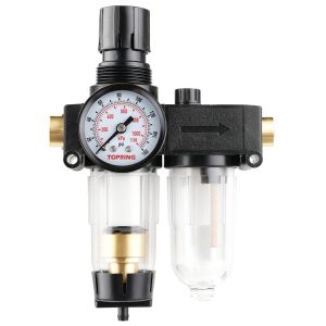 50.621A - 5 Micron Filter Regulator 15 to 125 PSI and Lubricator 1/4 (F) NPT S50