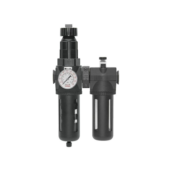 50.651A - Filtre régulateur 5 microns 30 à 125 PSI et lubrificateur 3/4 (F) NPT S50