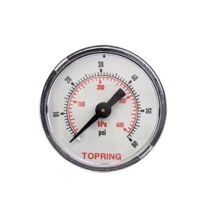 55.105 - Manomètre à sec en acier 1-1/2 po 0 à 60 PSI
