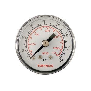 55.120 - Manomètre à sec en acier 1-1/2 po 0 à 160 PSI