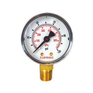 55.210 - Manomètre à sec en acier 2 po 0 à 100 PSI
