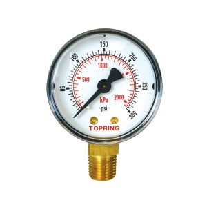 55.225 - Manomètre à sec en acier 2 po 0 à 300 PSI