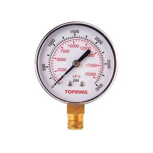 55.340 - Manomètre à sec en acier 2-1/2 po 0 à 3000 PSI