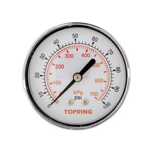 55.440 - 2-1/2 In. Steel Dry Gauge 0 to 100 PSI