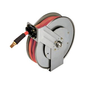 79.849 - Dévidoir avec tuyau en caoutchouc 1/2 D.I. de 50 pieds